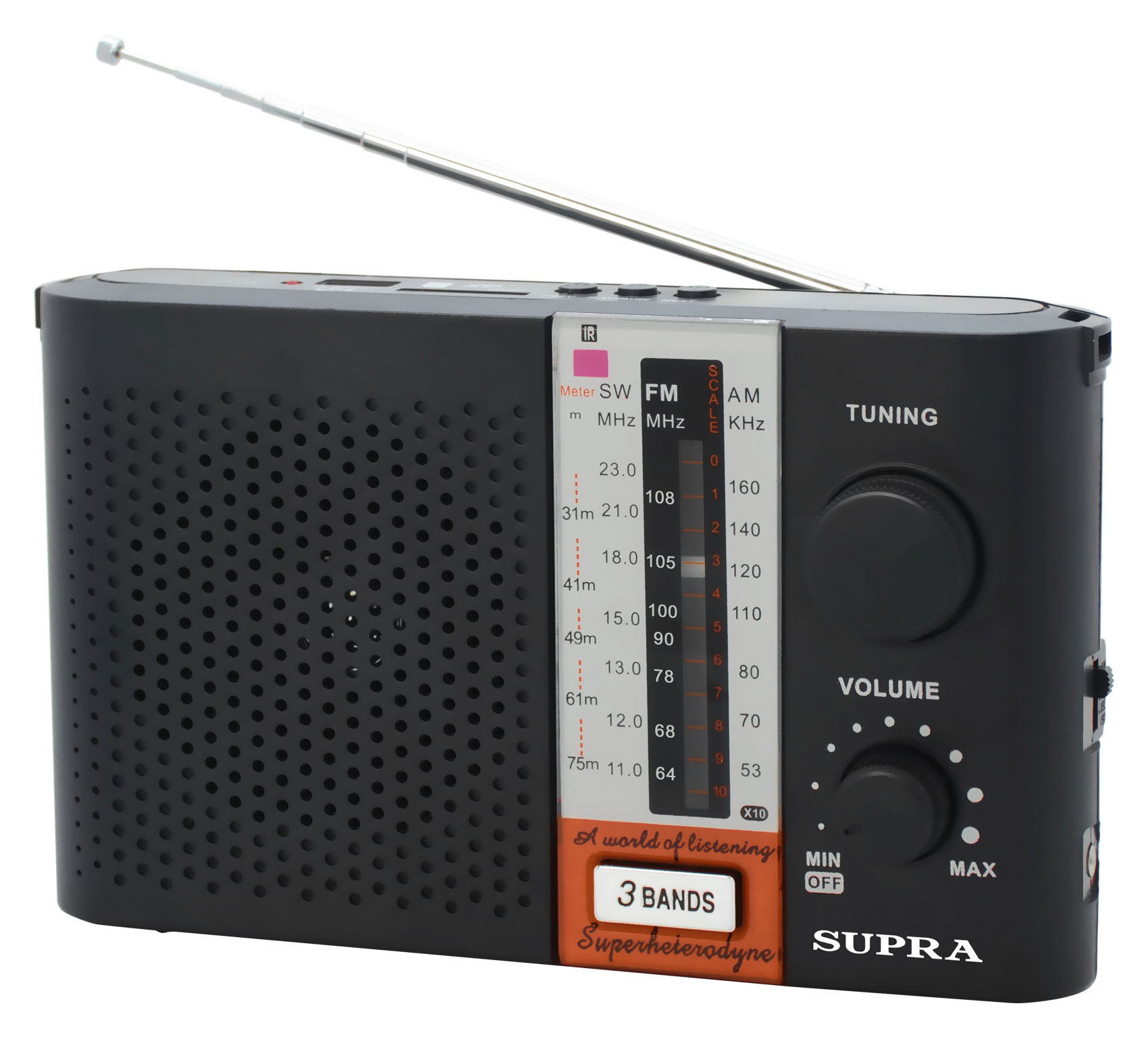 Картинка Радиоприемник SUPRA ST-17U по разумной цене купить в интернет магазине mall.su