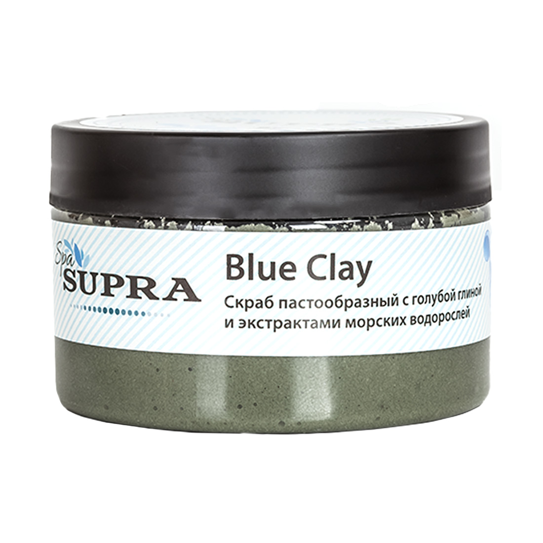 Картинка Скраб для тела с голубой глиной и экстрактом морских водорослей 320 гр. Supra SPA по разумной цене купить в интернет магазине mall.su